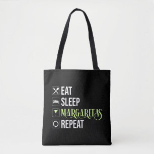 Bolso De Tela Comer Sleep Margaritas Repetir