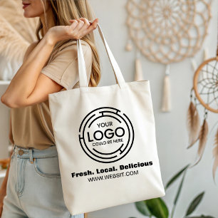 Bolso De Tela Comercialización con el logotipo de negocios Minim