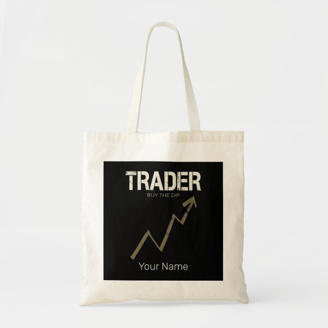 Bolso De Tela Comerciante Comprar El Comerciante Dip Day Trader  (Frente)