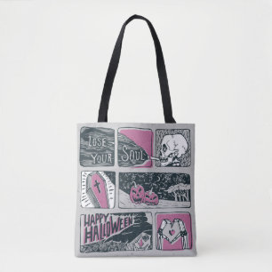 Bolso De Tela Comic Halloween: Ilustracion divertido