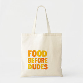 Bolso De Tela Comida Antes que Chicos