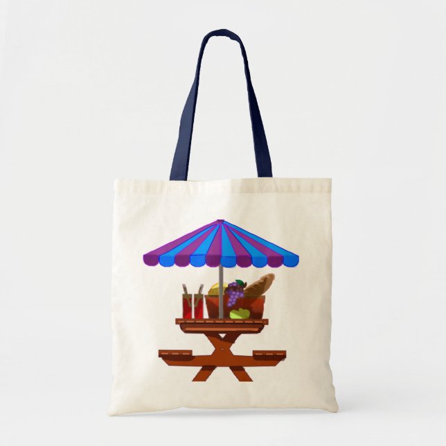 Bolso De Tela Comida campestre (Frente)