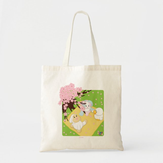 Bolso De Tela Comida campestre de la celebración de la primavera (Frente)