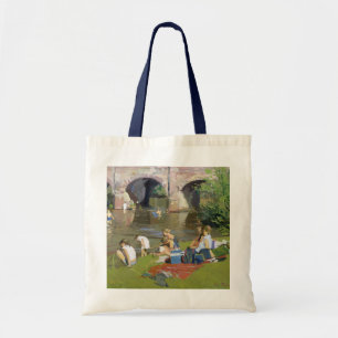 Bolso De Tela Comida campestre por el río Withypool