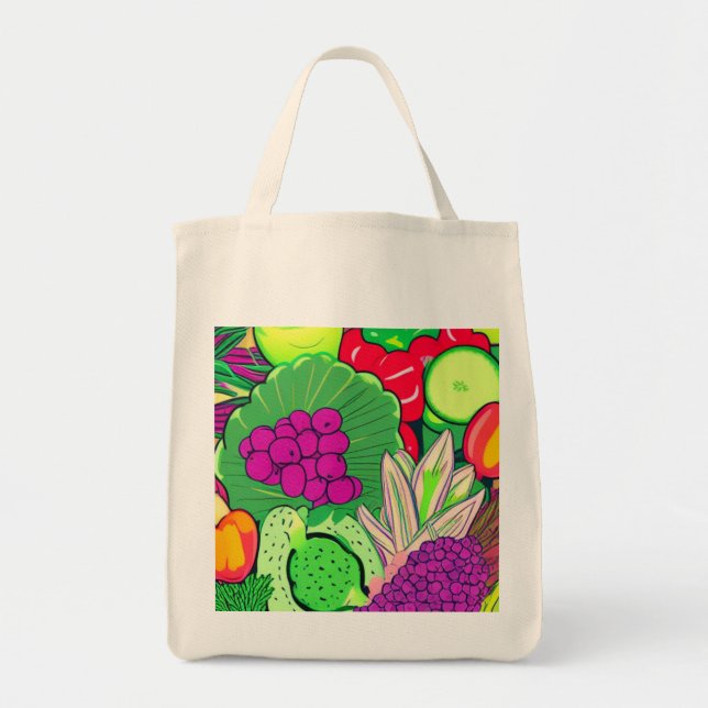 Bolso De Tela Comida como colección de medicamentos (Frente)