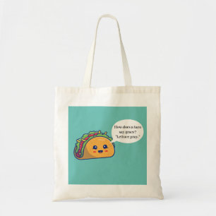 Bolso De Tela Comida divertida Taco Chiste Tote Bag