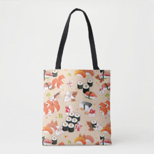 Bolso De Tela Comida japonesa: Modelo 3 del sushi