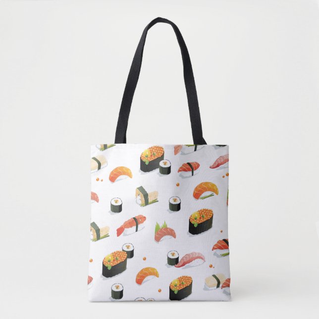 Bolso De Tela Comida japonesa: Modelo del sushi (Anverso)