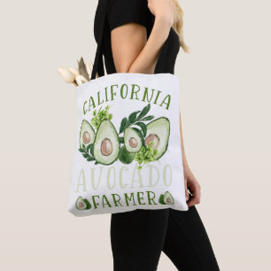 Bolso De Tela comida vegana y amante del aguacate