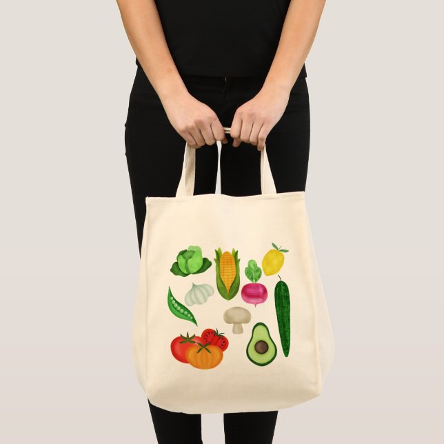 Bolso De Tela Comidas Saludables (Anverso (producto))