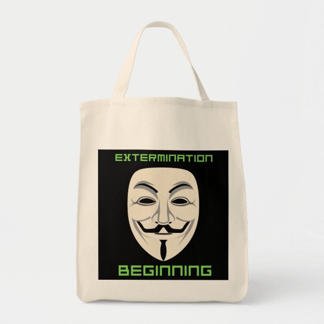 BOLSO DE TELA COMIENZO DE EXTERMINIO (Frente)