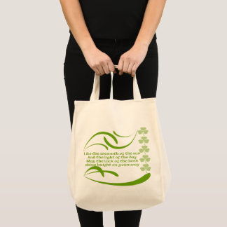 Bolso De Tela Como el calor del sol Bendición irlandesa