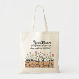 Bolso De Tela Como las flores silvestres Tote Bag