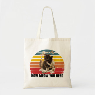 Bolso De Tela cómo necesito dinero - gato gangsta