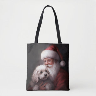 Bolso De Tela Comodle con Navidades festivos de Santa Claus