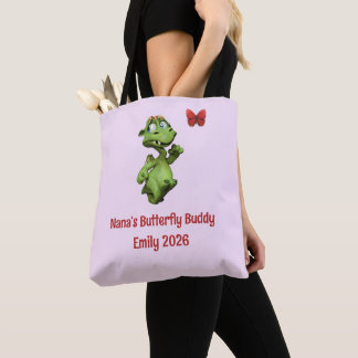Bolso De Tela Compañera de mariposa de Nana con nombre de niña p