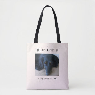 Bolso De Tela Compañero de Huella de Garra Preciada