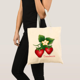 Bolso De Tela Compañero de Mercado Fresa