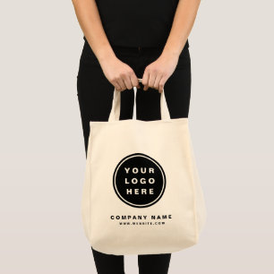 Bolso De Tela Compañía comercial promocional con logotipos de em