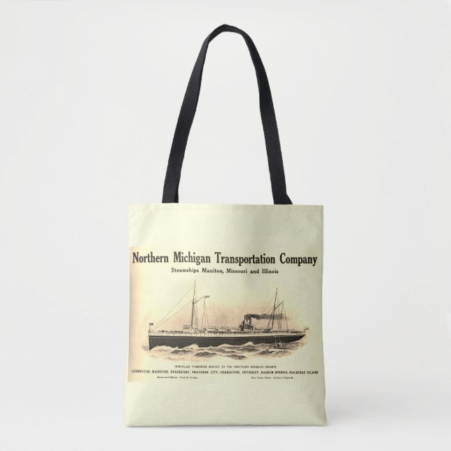 Bolso De Tela Compañía de Steamship de los Grandes Lagos (Anverso)