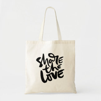 Bolso De Tela Comparte el amor como Jesús cita el movimiento est