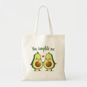 Bolso De Tela Completarme - Cuidado aguacate Love Design