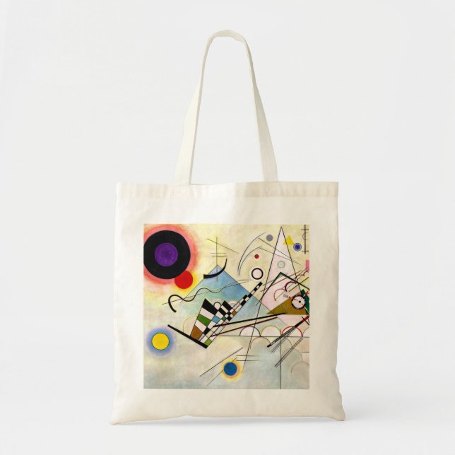Bolso De Tela Composición 8 de Kandinsky (Frente)