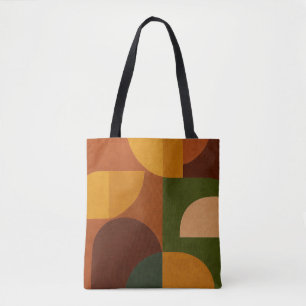 Bolso De Tela Composición abstracta modernista de mediados de si