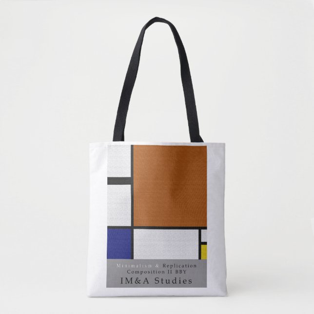 Bolso De Tela Composición de replicación mínima II BBY Tote (Anverso)