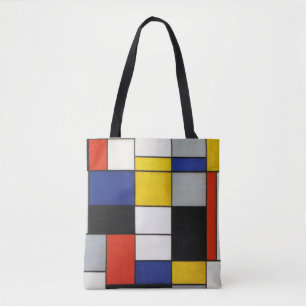 Bolso De Tela Composición, Mondrian