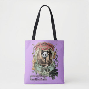 Bolso De Tela Compositor animal divertido Chopin de Chopanda