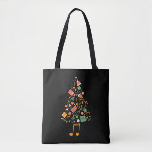 Bolso De Tela Compositor de música de árbol de Navidad Director