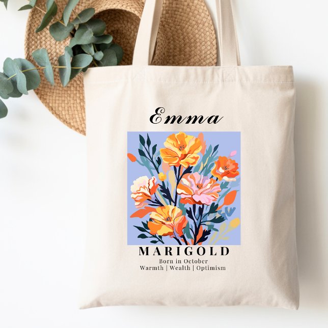 Bolso De Tela Compra de flores de cumpleaños de octubre Caléndul (Subido por el creador)