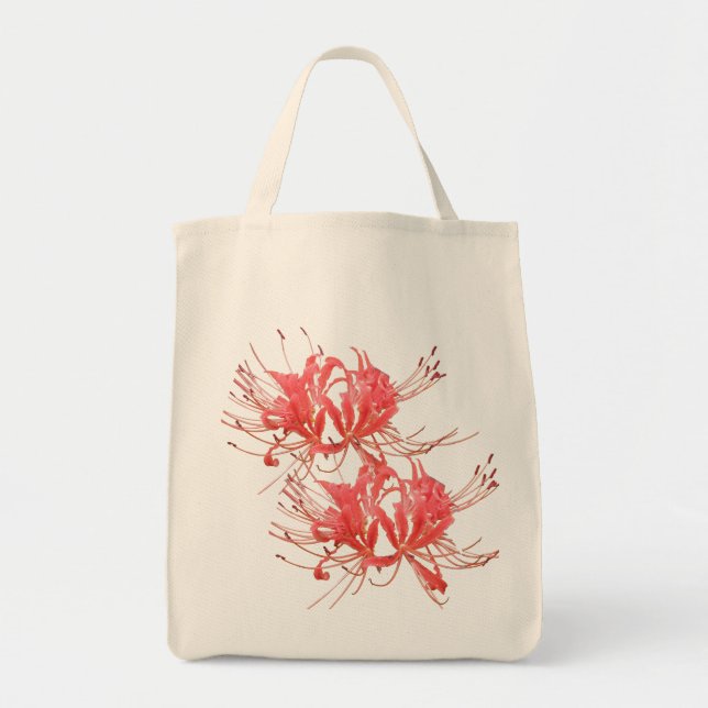 Bolso De Tela Comprador del lirio de la araña (Frente)
