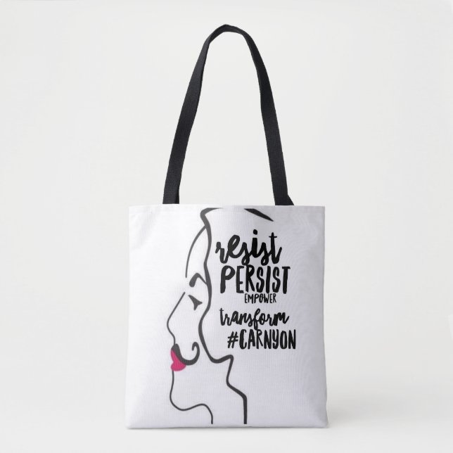 Bolso De Tela Compradora de Chica Carny #CarnyOn (Anverso)