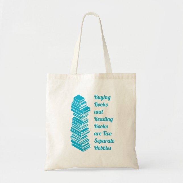 Bolso De Tela Comprar libros Leyendo libros Tote Bag (Frente)
