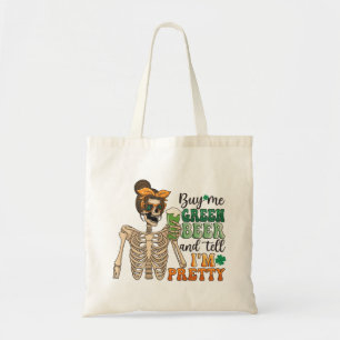 Bolso De Tela Comprarme cerveza verde   San Patricio