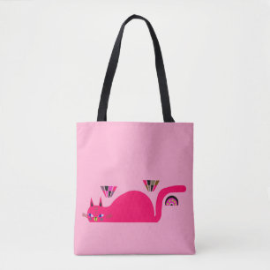 BOLSO DE TELA COMPRAS DE TOTE CAT