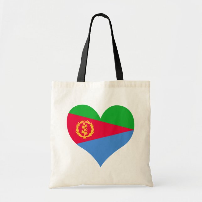 Bolso De Tela Compre la bandera de Eritrea (Frente)