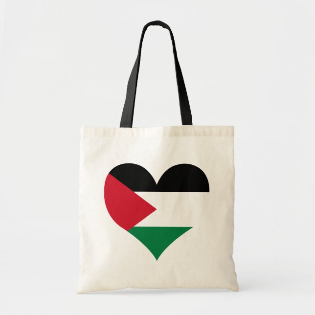 Bolso De Tela Compre la bandera de Palestina (Frente)