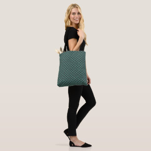 Bolso De Tela Comprobadores - Verde azulados