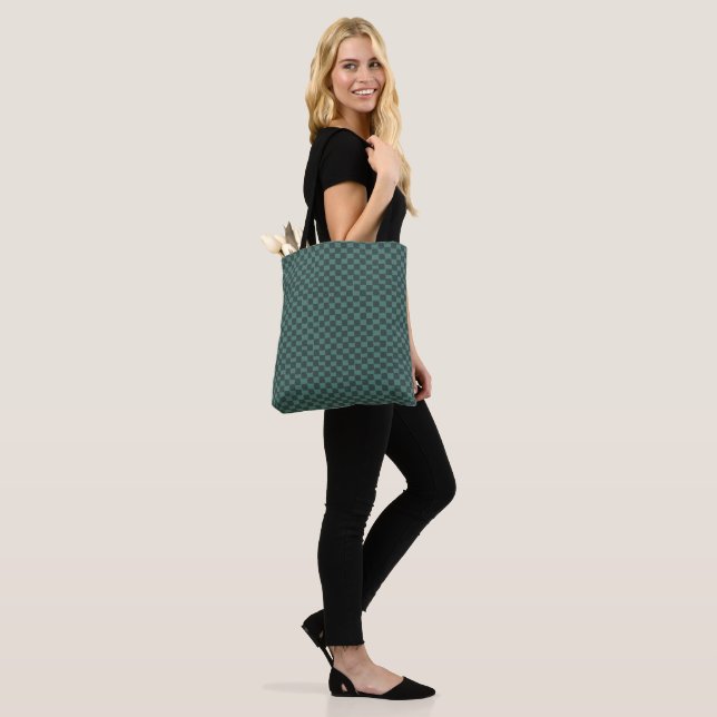 Bolso De Tela Comprobadores - Verde azulados (Puesto)