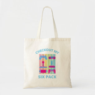 BOLSO DE TELA COMPROBAR MI JUGADOR DE SEIS PAQUETES
