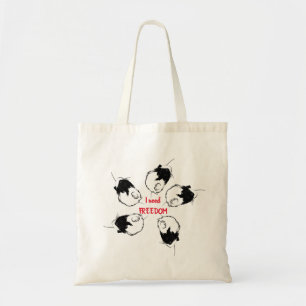 Bolso De Tela comunidad de amor, necesidad de libertad