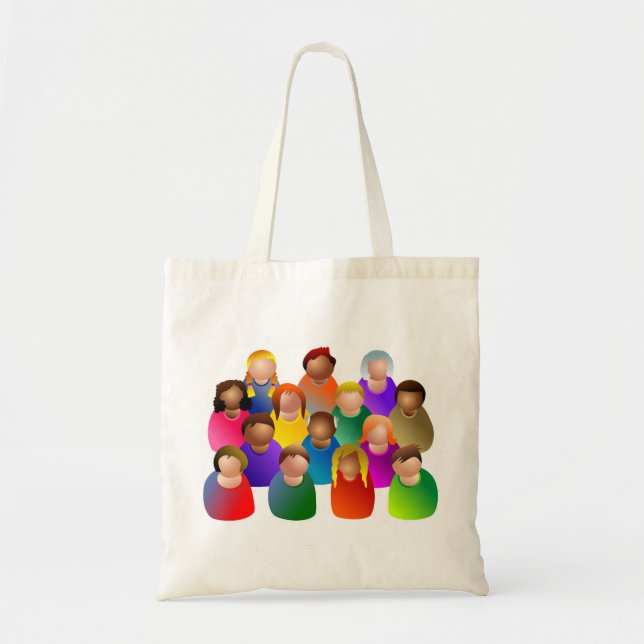 Bolso De Tela Comunidad diversa (Frente)