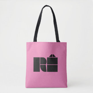 Bolso de tela con estampado integral