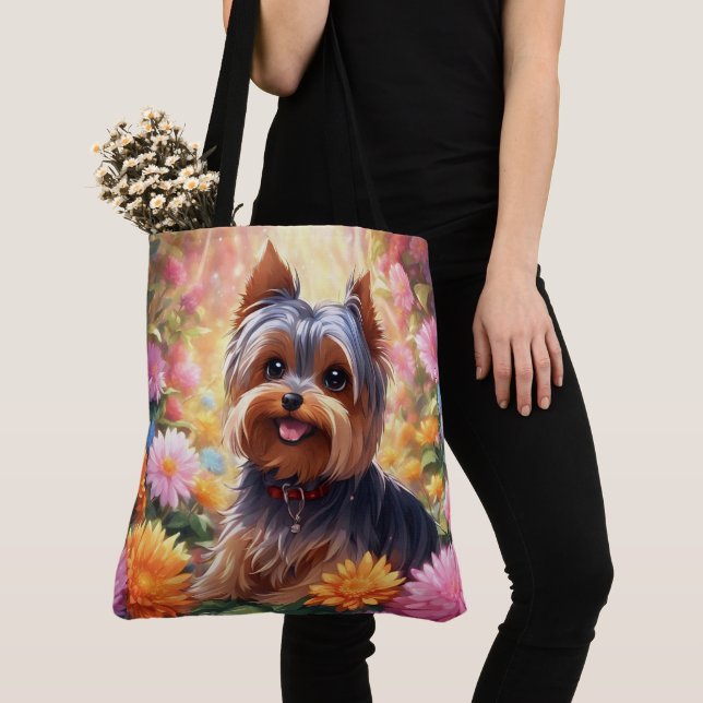 Bolso de tela con estampado integral (grande) (Detalle)