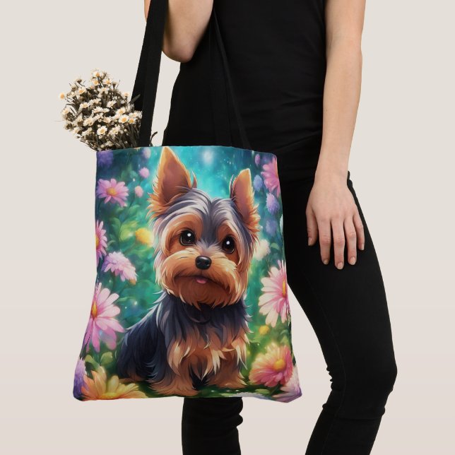 Bolso de tela con estampado integral (grande) (Detalle)