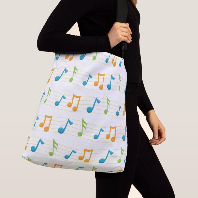 Bolso de tela con estampado integral (grande) (Detalle)