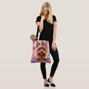 Bolso de tela con estampado integral (grande)